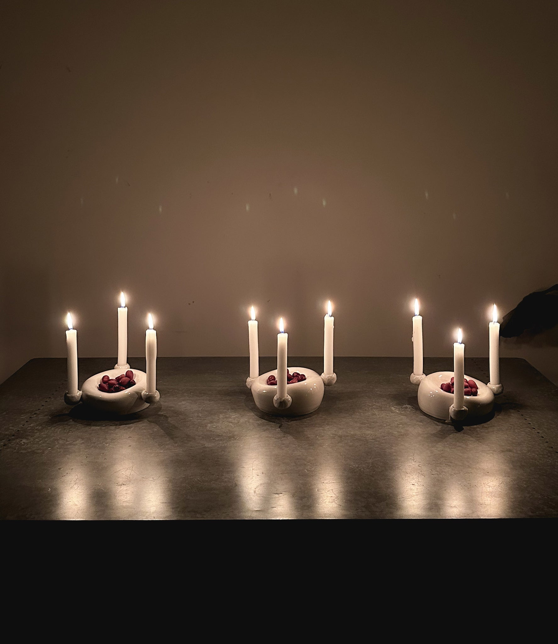 bowl candle holder