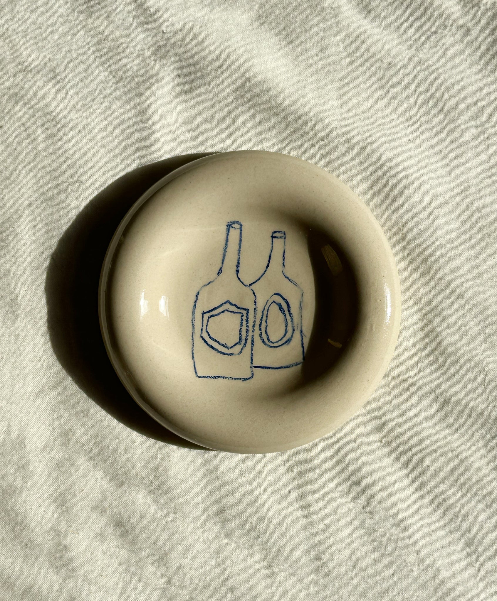 goodfoodcrapdrawing x noki ceramics Ø9cm plates